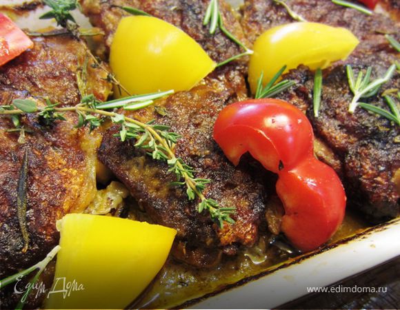 Куриные бедра под соусом Пири-пири