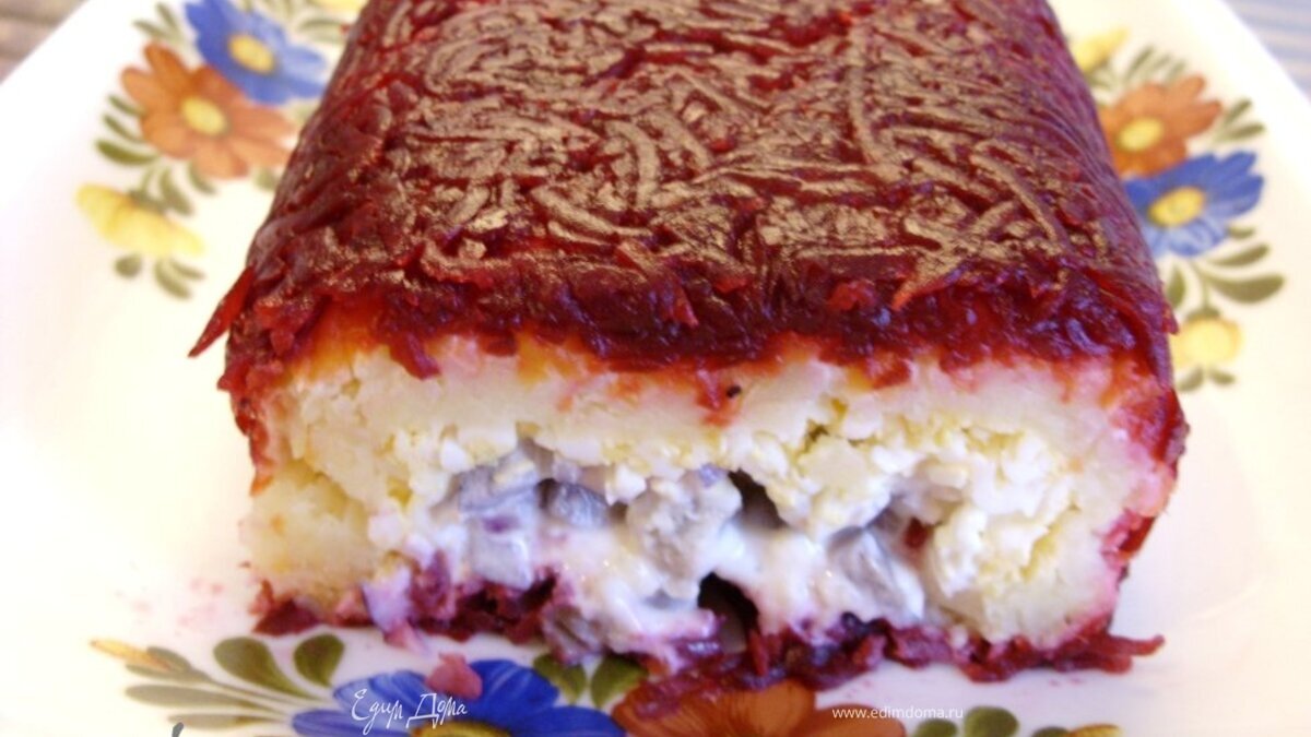 Рулет "Селёдка в шубе"