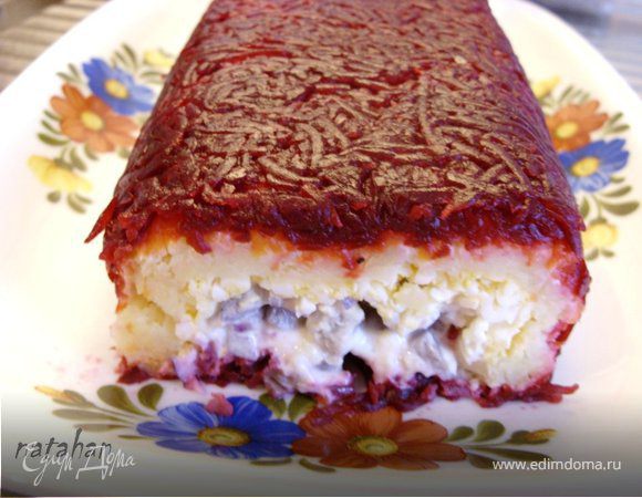 Рулет "Селёдка в шубе"