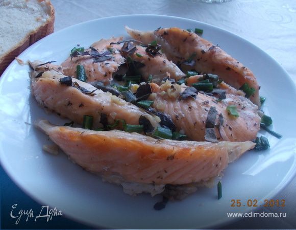 Сёмга в фольге с прованскими травами Сёмга в фольге с прованскими травами