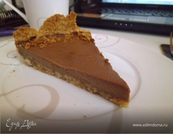 Нежный шоколадный тарт