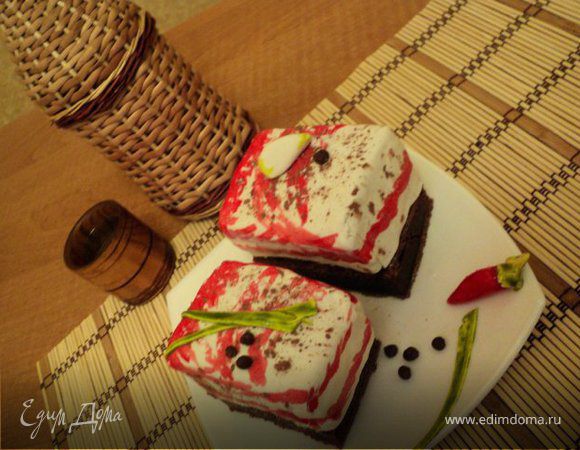 Пирожное «Бутерброд с салом» Пирожное «Бутерброд с салом»