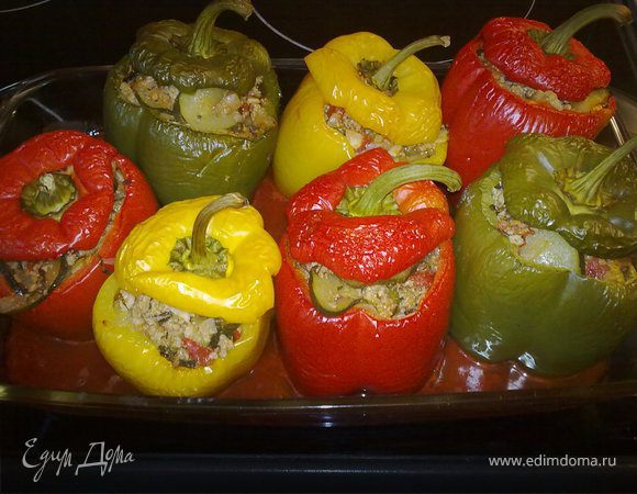 Перцы фаршированные, не совсем обычные