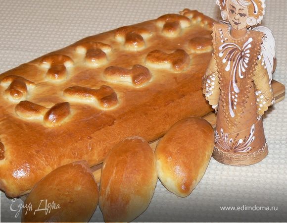 Кулебяка с ливером и грибами Кулебяка с ливером и грибами