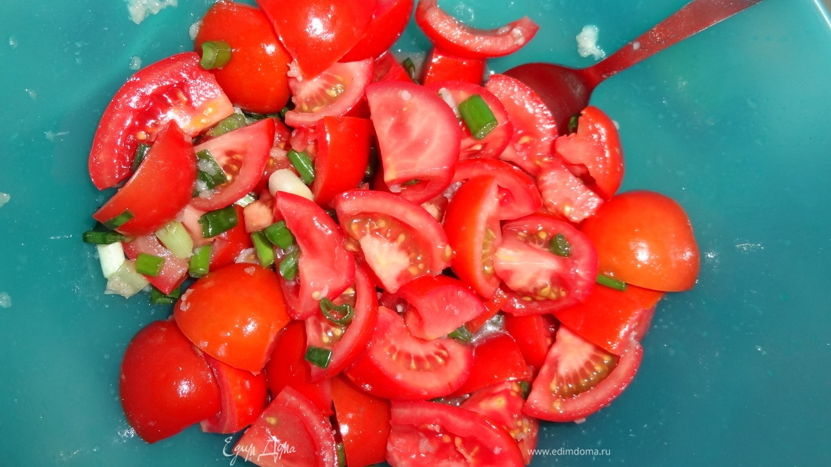 Китайский салат из помидоров