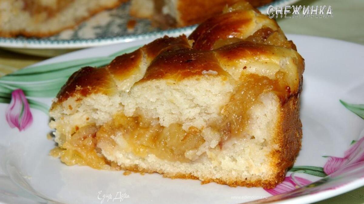 Пирог с яблочной стружкой (постный)