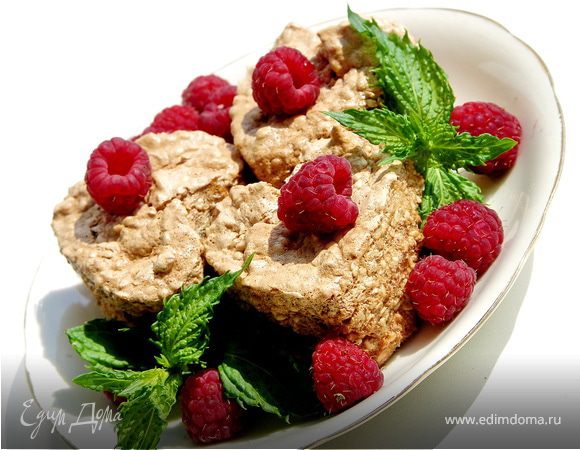 Миндально-кунжутные пирожные с мятой Миндально-кунжутные пирожные с мятой