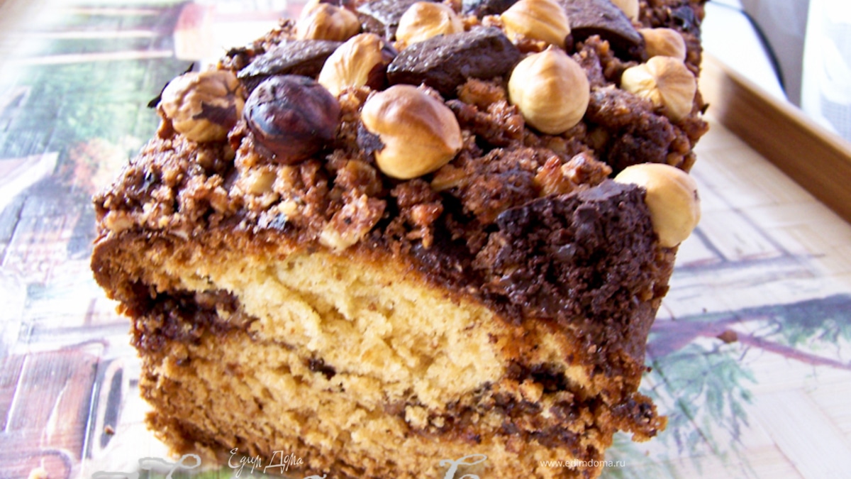 Нью-Йоркский орехово-шоколадный кекс