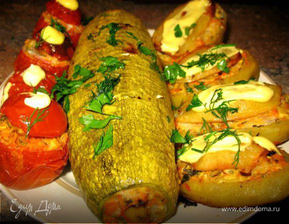 Фаршированные овощи Фаршированные овощи
