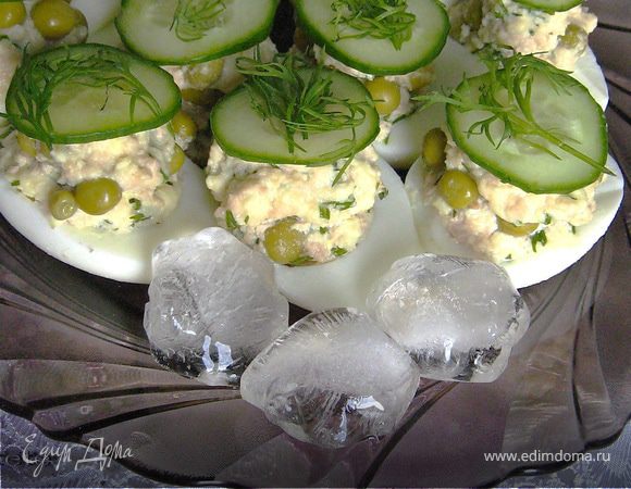 Салат с печенью  трески