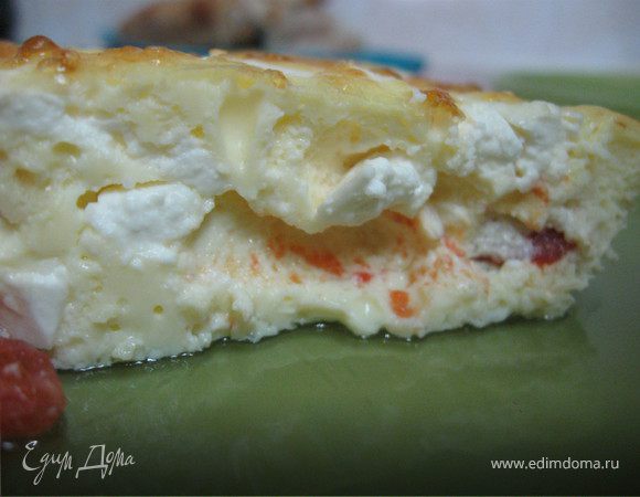 Фриттата с помидорами и фетой Фриттата с помидорами и фетой