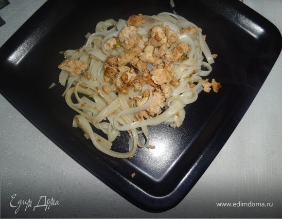 Рисовая лапша с мясом Рисовая лапша с мясом