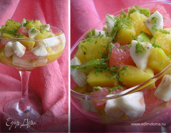 Фруктовый салат с лаймом