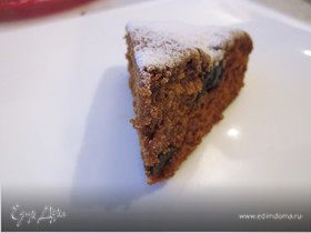 Кофейный пирог с черносливом (постный)
