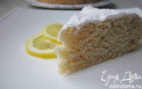 Рецепт Лимонный пирог (постный)