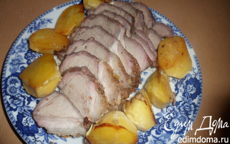 Рецепт Свинина запеченная с картофелем