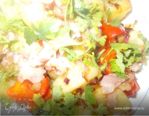 Картошечка с горчичной заправкой