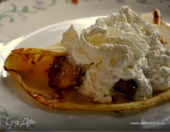 Блинчики с банановой начинкой