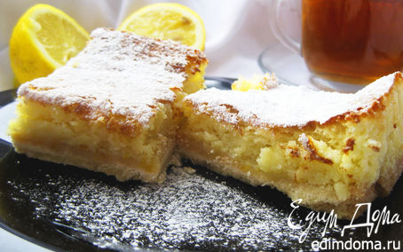 Рецепт Пирожные "Лимонные квадратики"