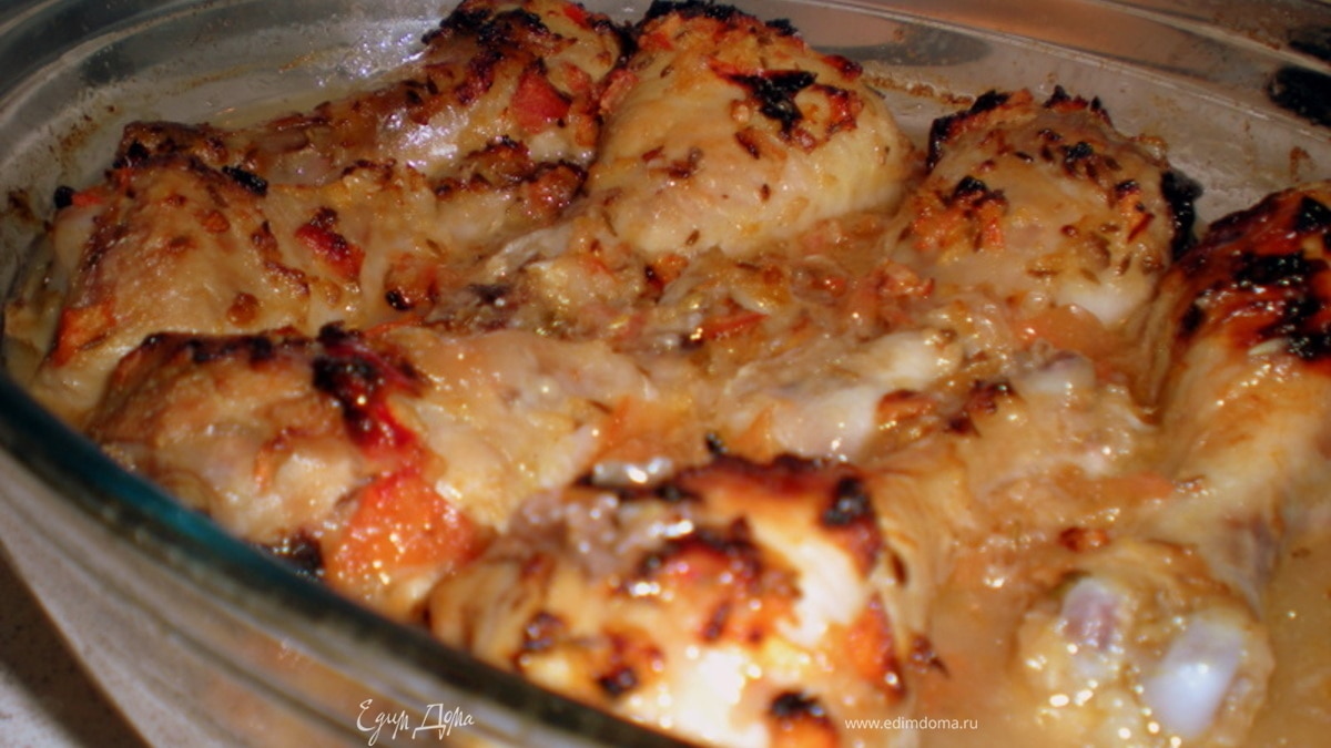 Пряные куриные ножки