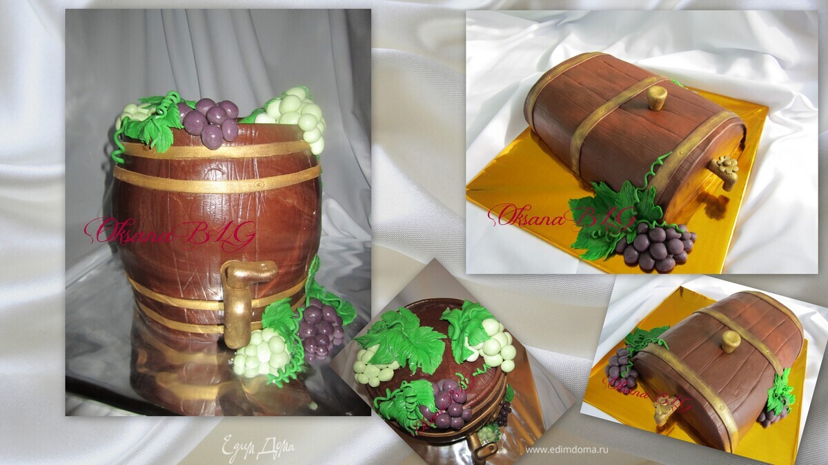 Торт "Бочка" два варианта