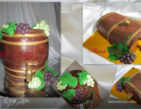Торт "Бочка" два варианта