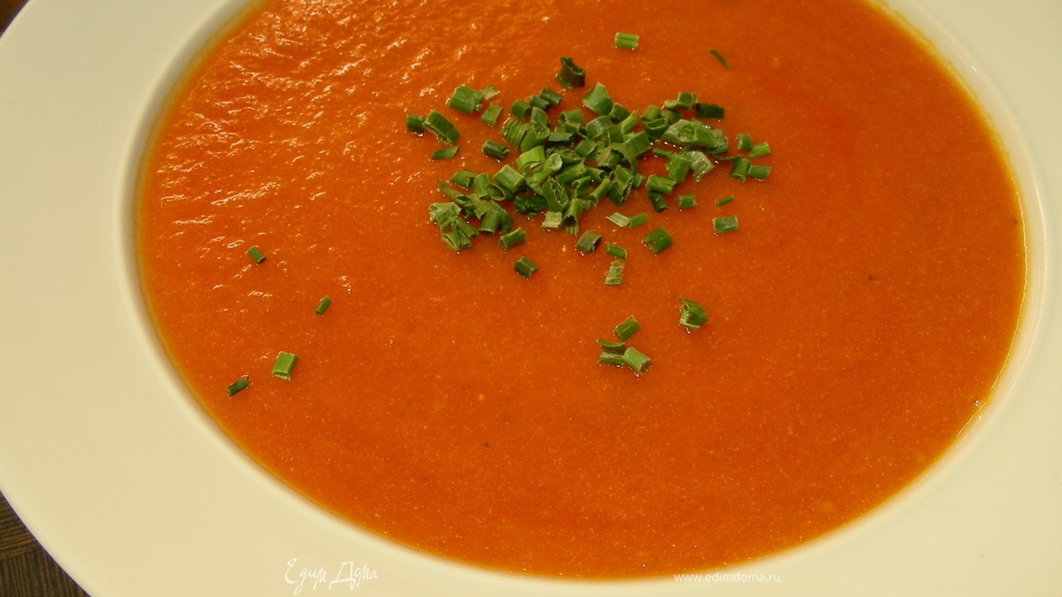 Тыквенно-томатный суп-пюре