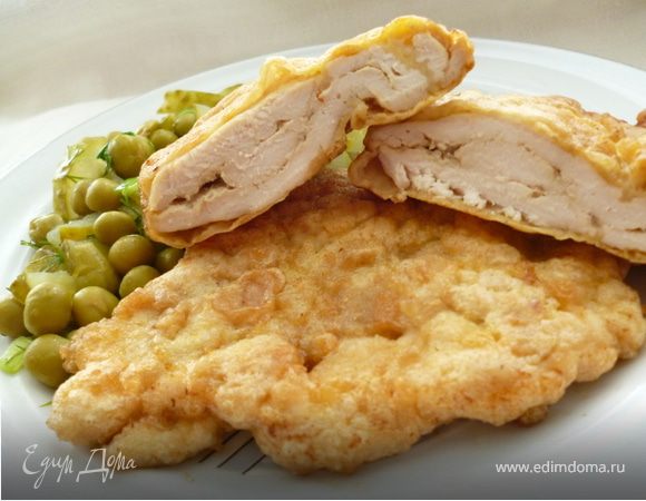 Слоеная куриная отбивная Слоеная куриная отбивная