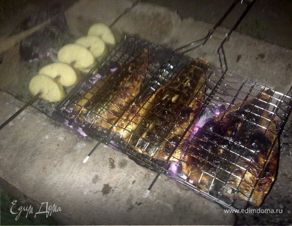 Скумбрия на решетке