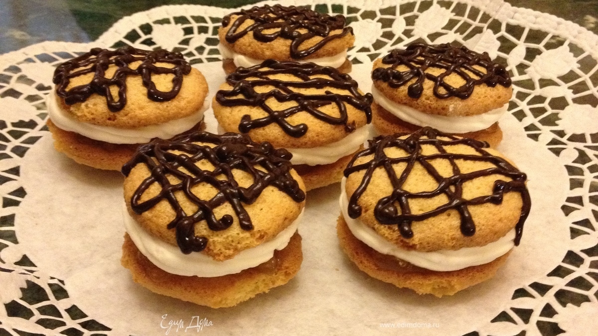 Пирожные "Сладкие поцелуйчики"