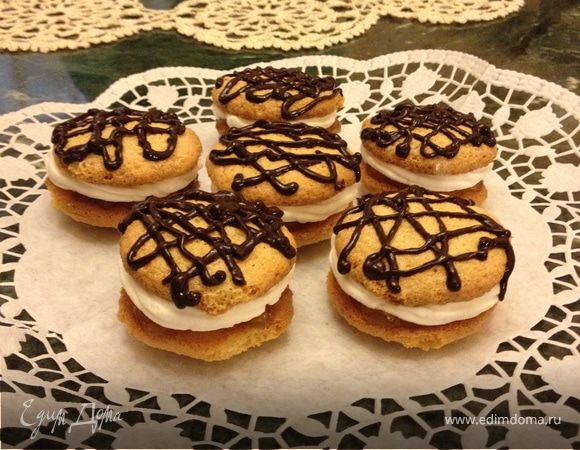 Пирожные "Сладкие поцелуйчики"