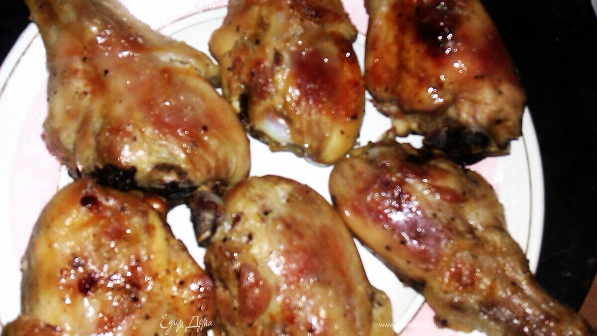 Окорочка в сметане