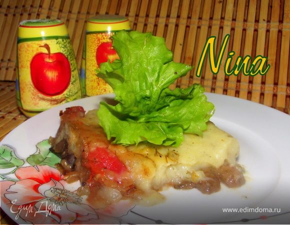 Картофельная запеканка с грибами Картофельная запеканка с грибами