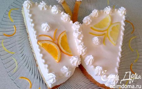 Рецепт торт "Бабочка-лимонница"