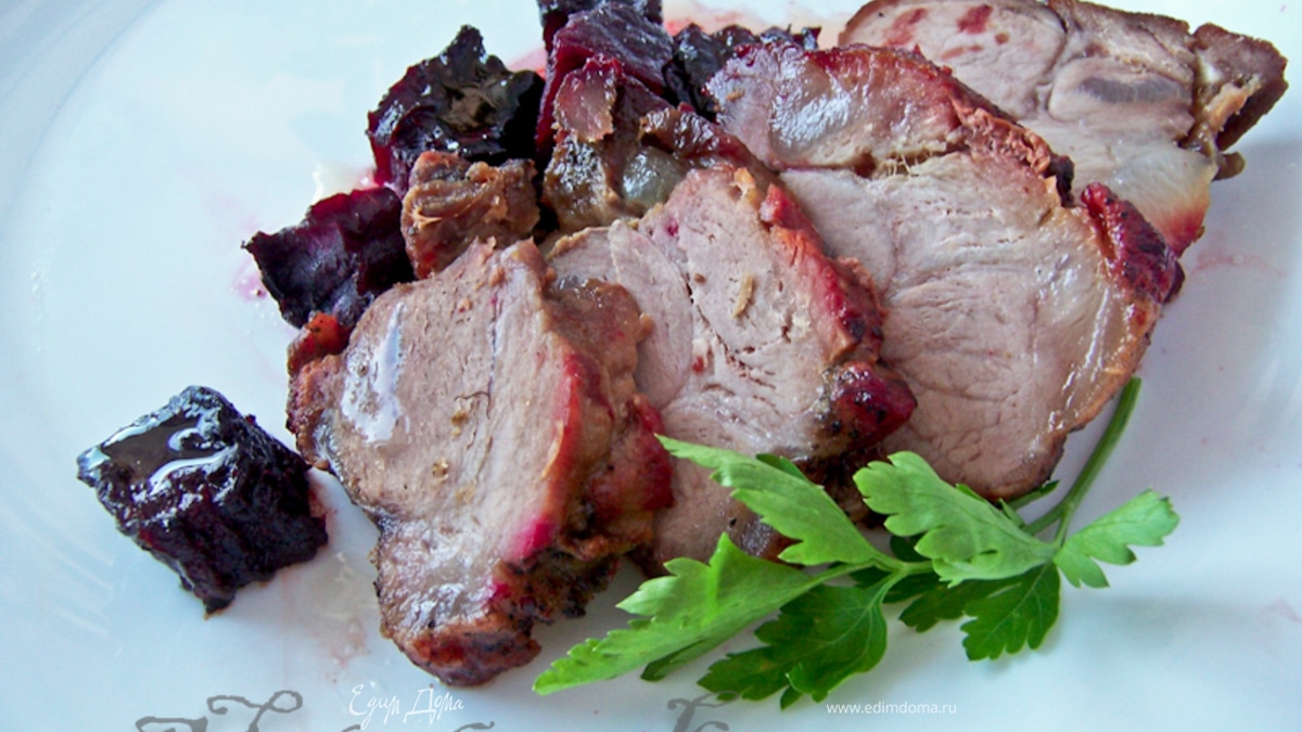 Ростбиф с острой свеклой