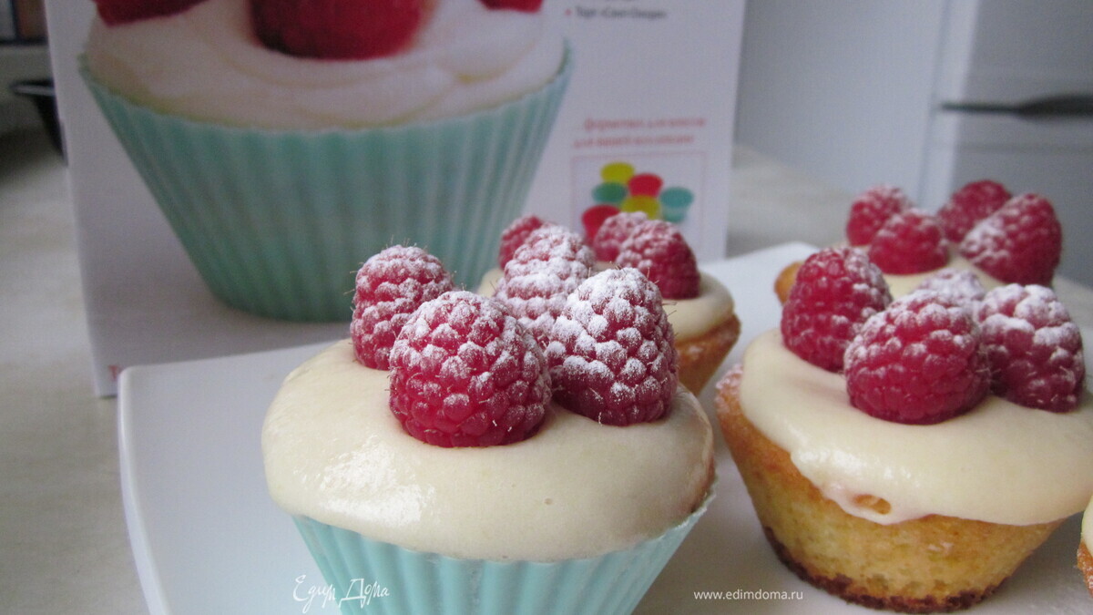 Ванильные кексы с кремом