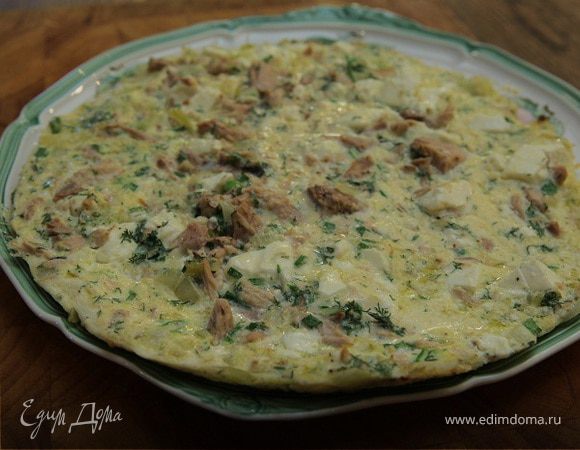 Омлет с тунцом и фетой 
