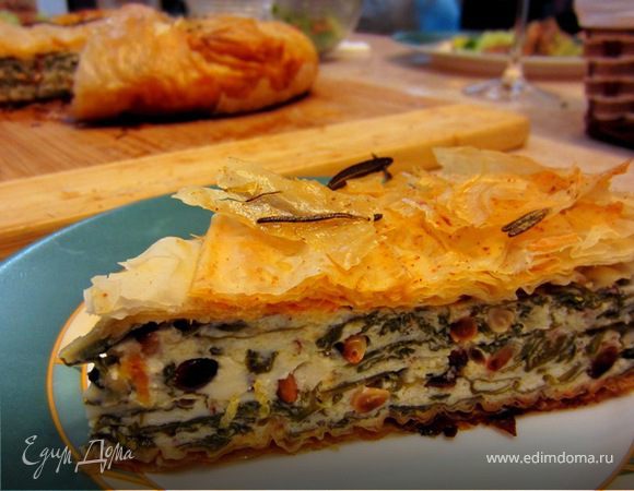 Греческая запеканка в тесте Фило от Джейми Оливера Греческая запеканка в тесте Фило от Джейми Оливера