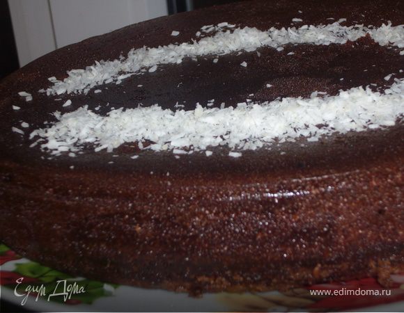 Пирог шоколадный "Улыбка негритёнка" Пирог шоколадный "Улыбка негритёнка"