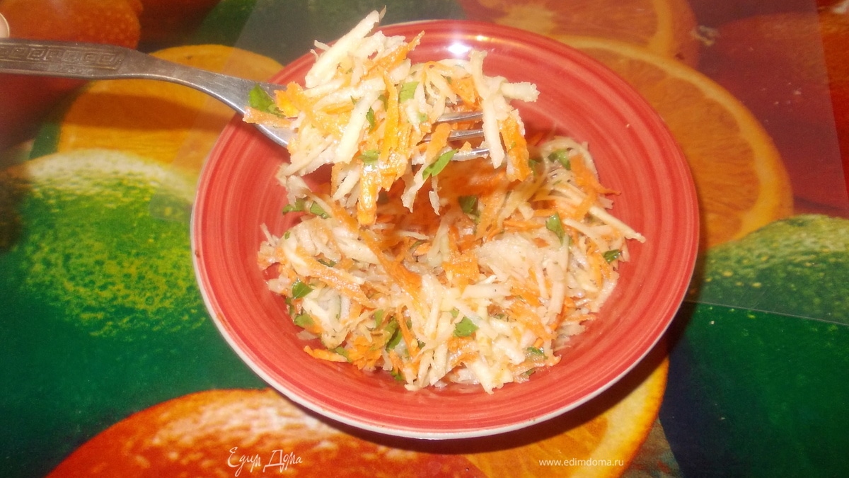 Морковный коулслоу с зирой