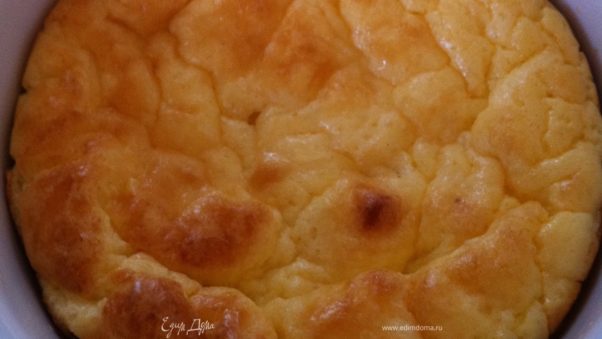 Суфле из мягкого сыра Альметте с травами