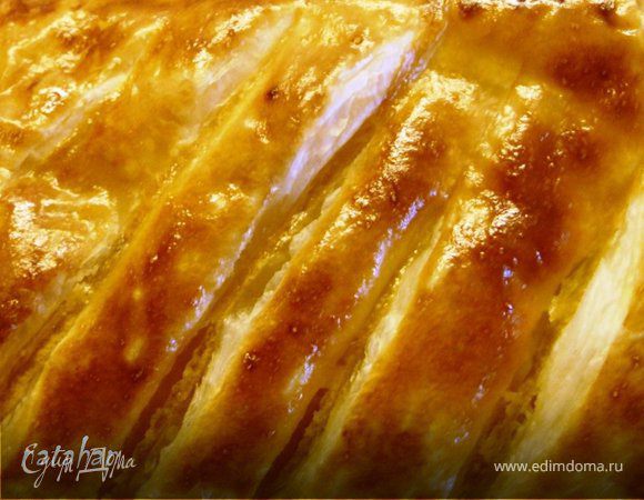 Слойки с абрикосовым джемом и сливовым конфитюром