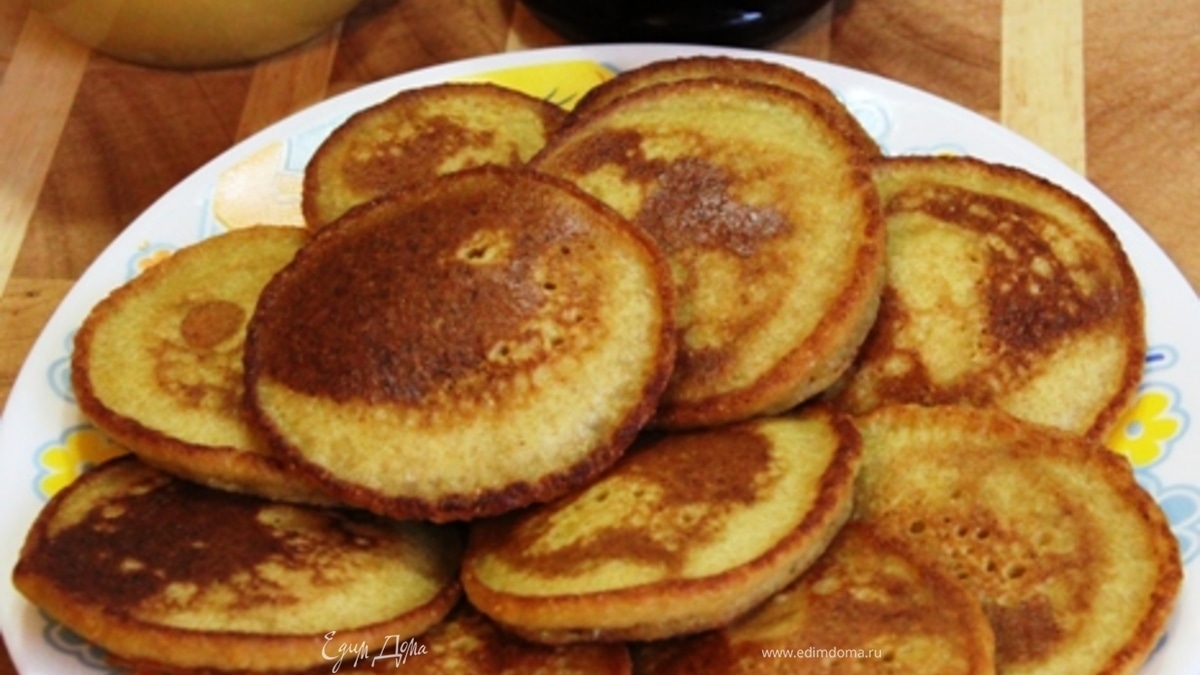 Без глютена. Оладушки из квиноа и кукурузной муки
