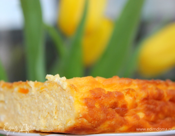 Творожная запеканка с тыквой