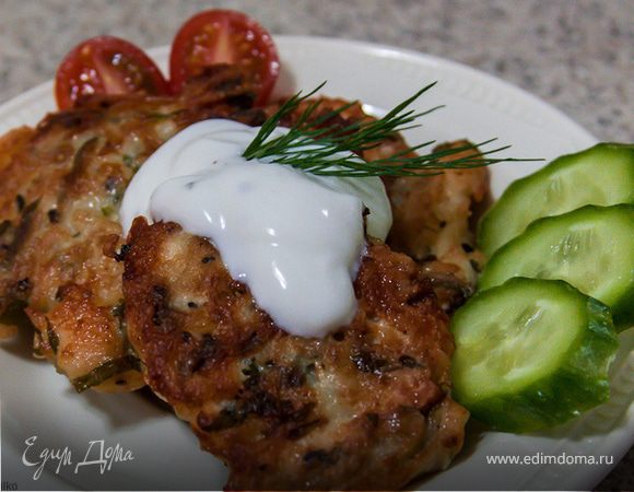 Драники с курицей и сыром Драники с курицей и сыром