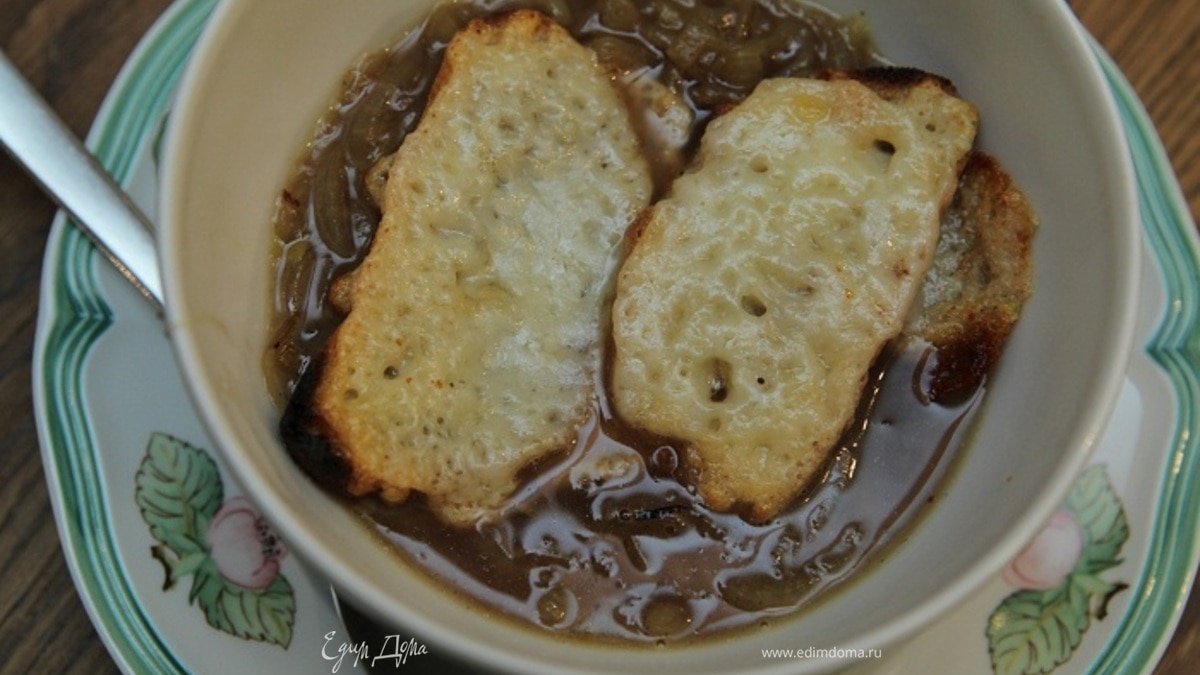 Луковый суп на пиве