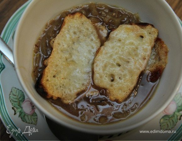 Луковый суп на пиве