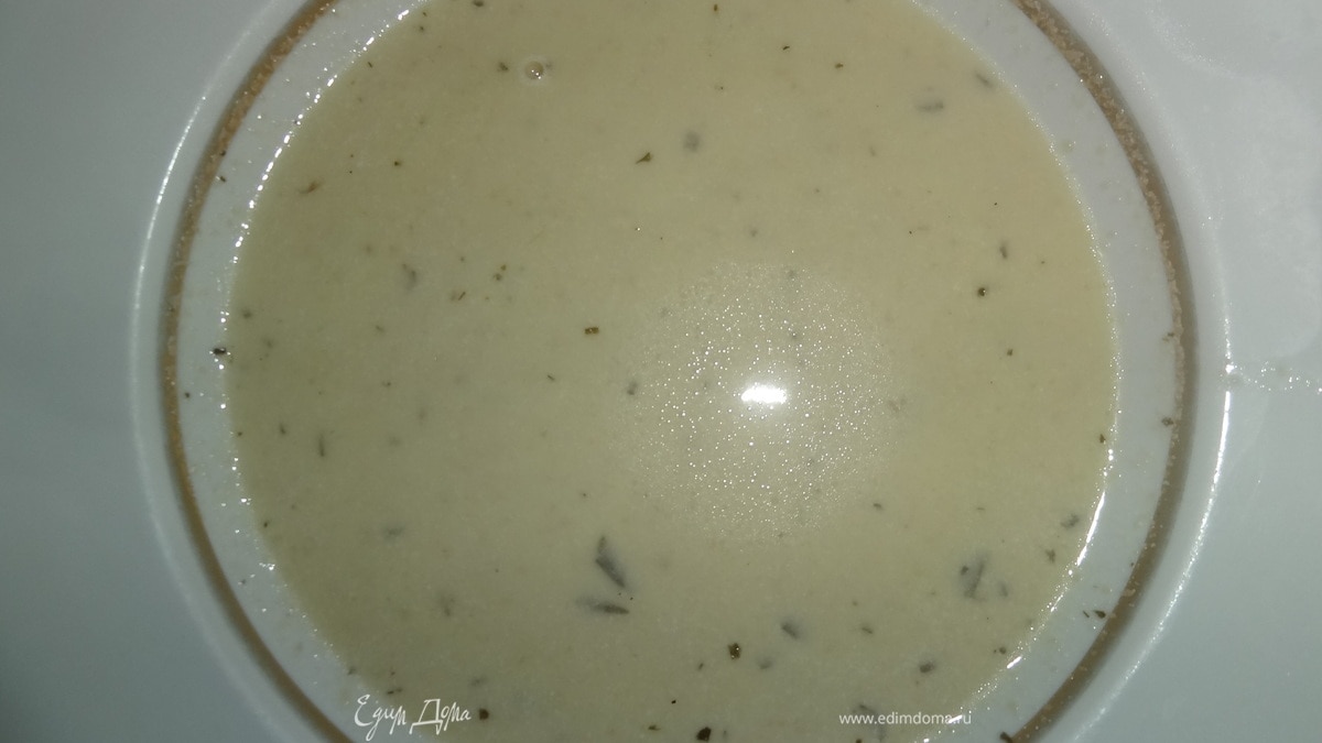 Кремовый грибной суп с эстрагоном