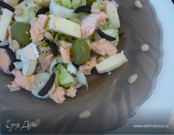 Салат с цикорием и рыбой Салат с цикорием и рыбой