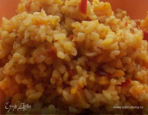 Пилав из булгура с тыквой